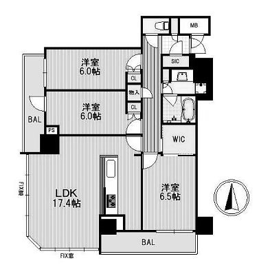 物件○○の間取り図