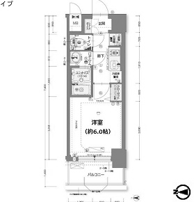 物件○○の間取り図