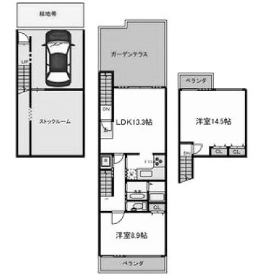 物件○○の間取り図