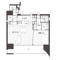物件○○の間取り図