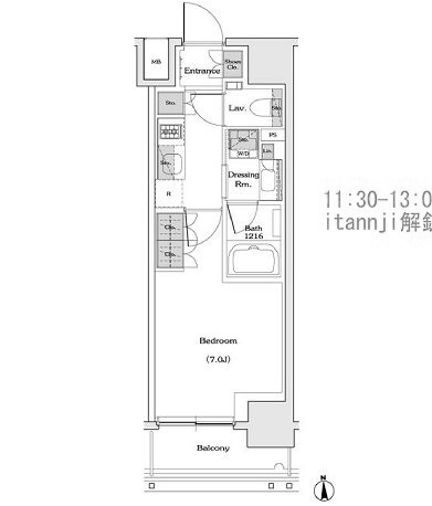 物件○○の間取り図