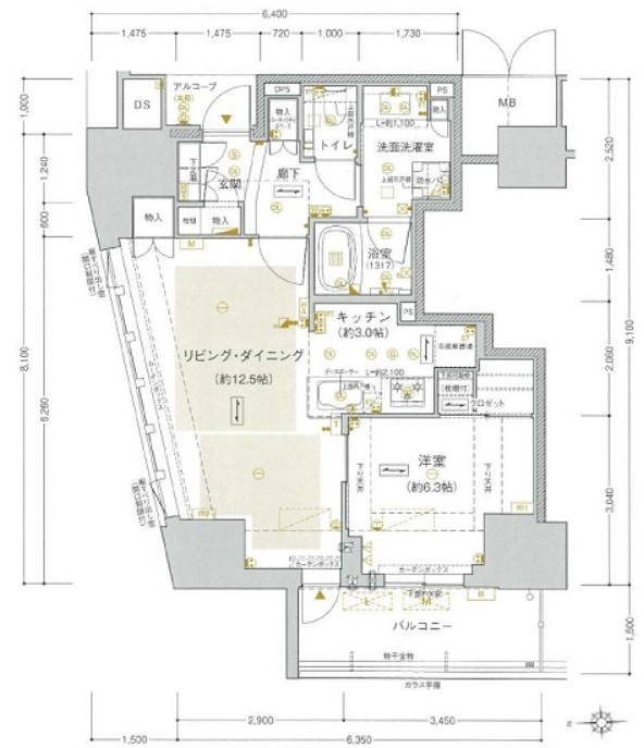 物件○○の間取り図