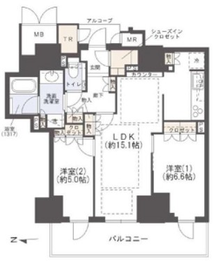 物件○○の間取り図