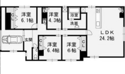 物件○○の間取り図