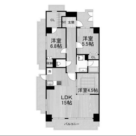 物件○○の間取り図