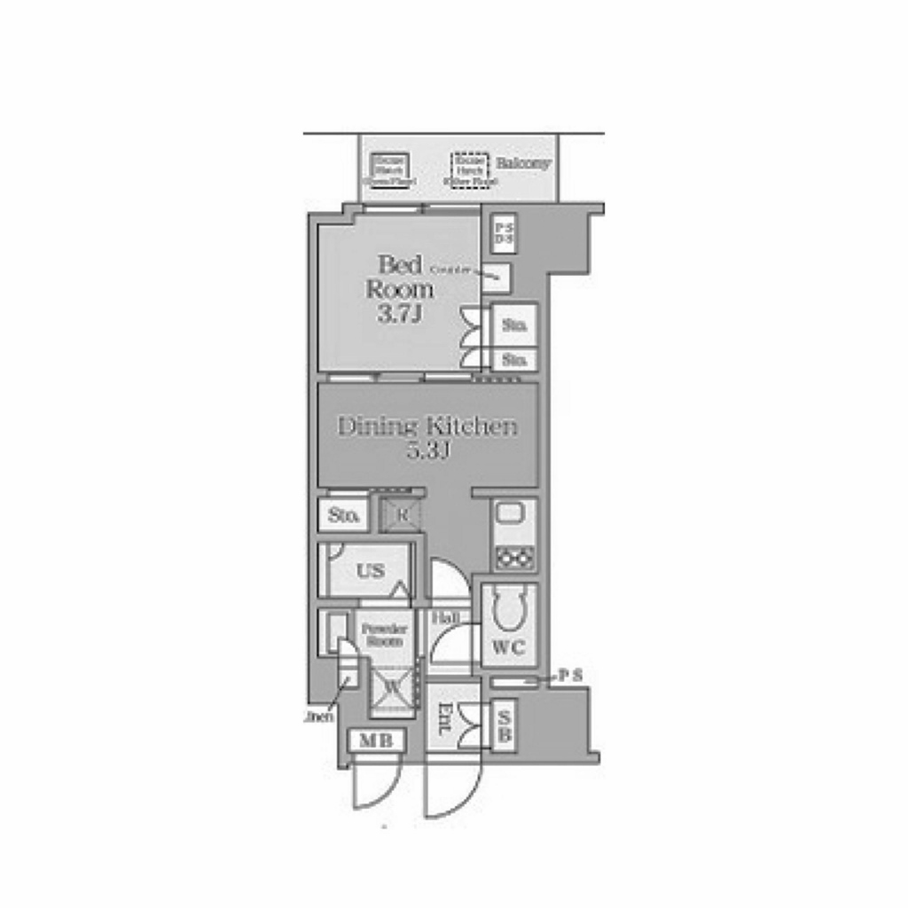 物件○○の間取り図