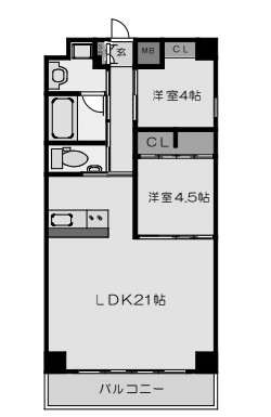 物件○○の間取り図