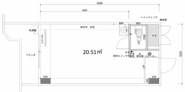 物件○○の間取り図