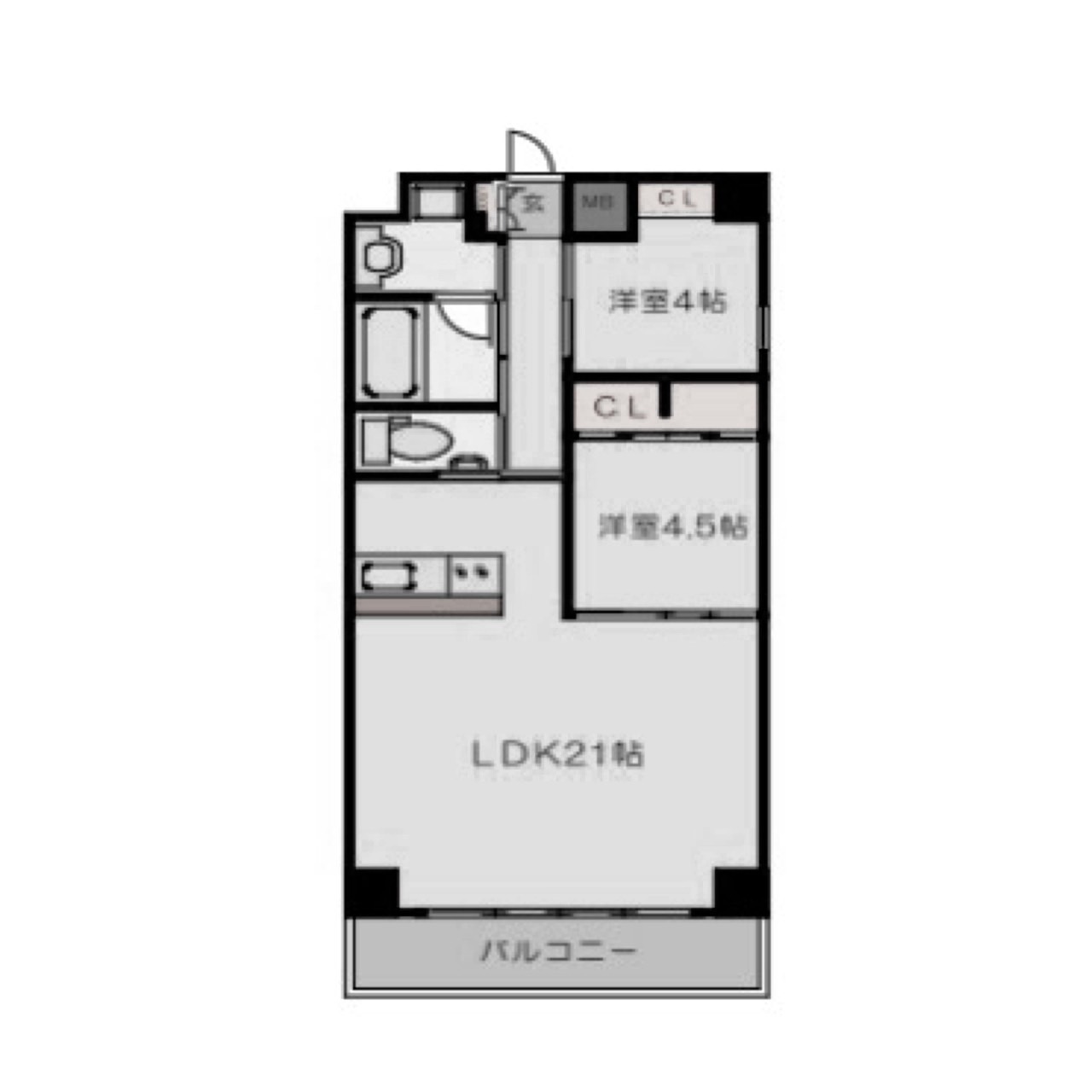 物件○○の間取り図