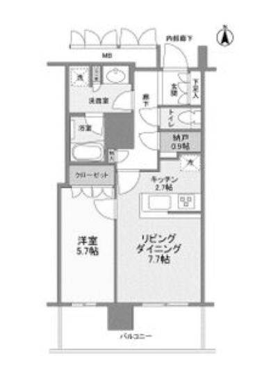 物件○○の間取り図