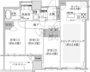 物件○○の間取り図