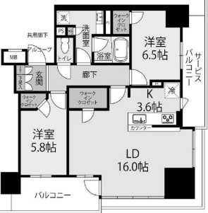 物件○○の間取り図