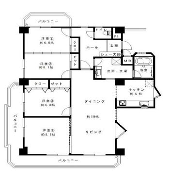 物件○○の間取り図