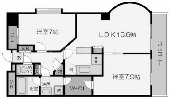 物件○○の間取り図