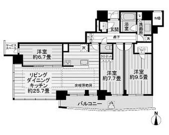 物件○○の間取り図