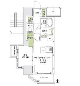 物件○○の間取り図