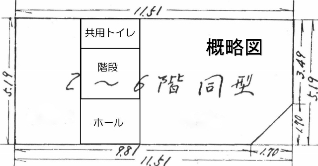 物件○○の間取り図