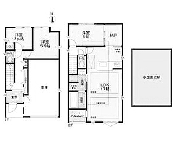 物件○○の間取り図