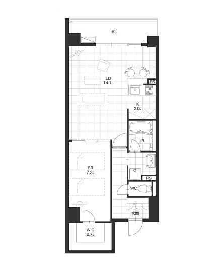 物件○○の間取り図