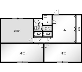 物件○○の間取り図