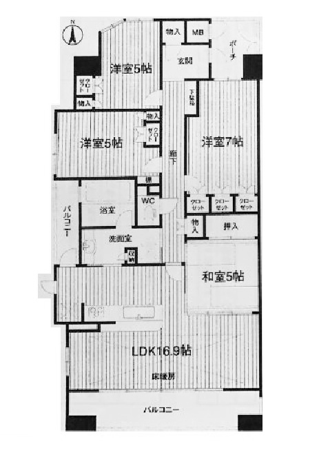 物件○○の間取り図