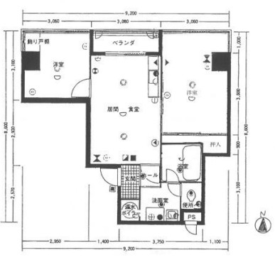 物件○○の間取り図
