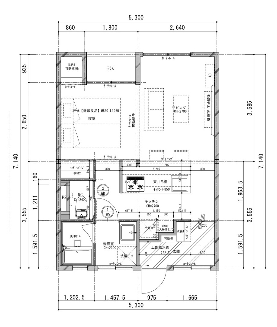 物件○○の間取り図