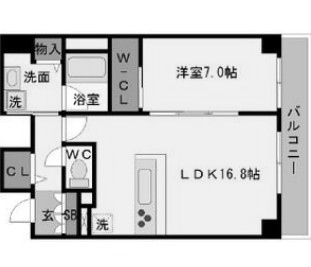 物件○○の間取り図