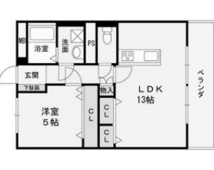 物件○○の間取り図