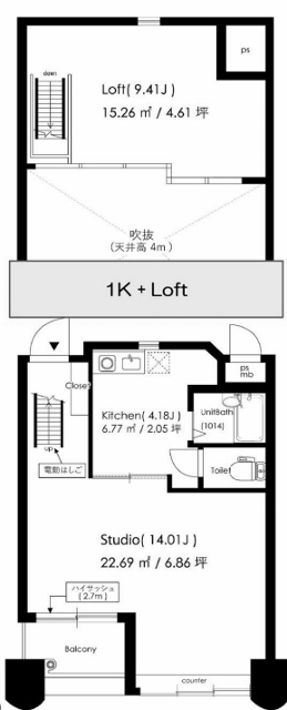 物件○○の間取り図