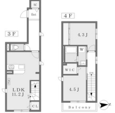 物件○○の間取り図