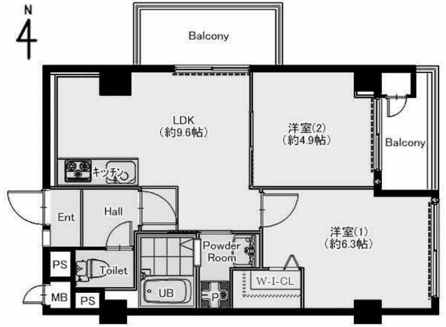物件○○の間取り図