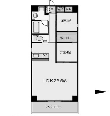 物件○○の間取り図