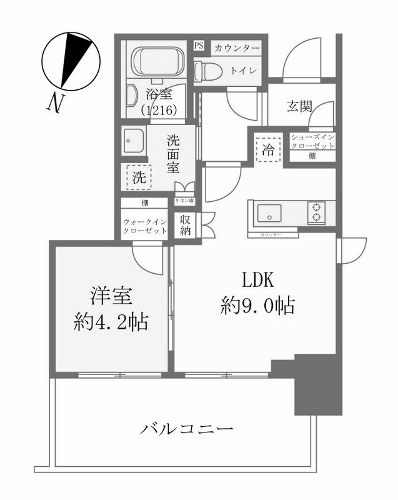 物件○○の間取り図
