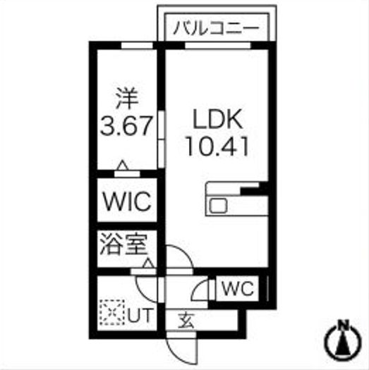 物件○○の間取り図