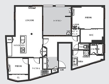 物件○○の間取り図