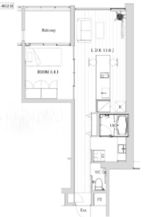 物件○○の間取り図