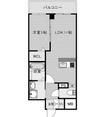 物件○○の間取り図