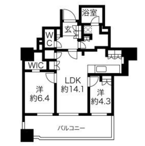 物件○○の間取り図
