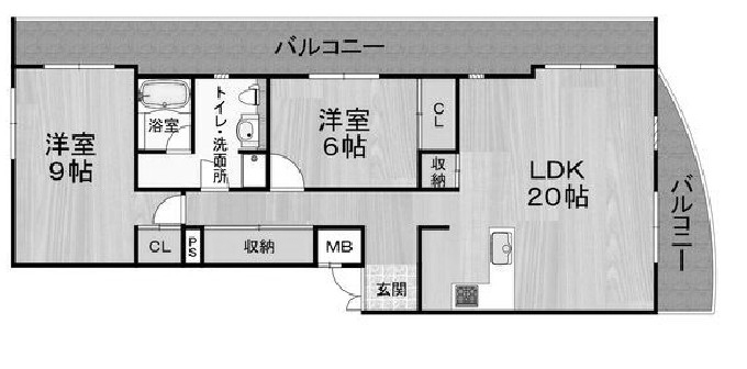 物件○○の間取り図