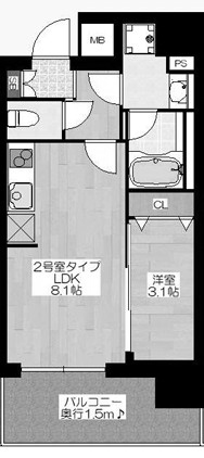 物件○○の間取り図