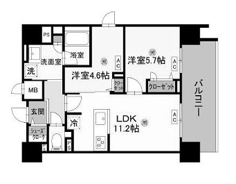 物件○○の間取り図