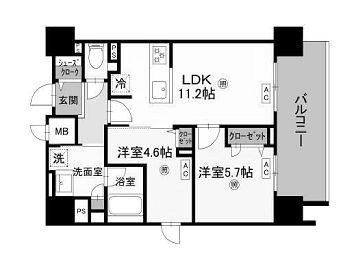 物件○○の間取り図