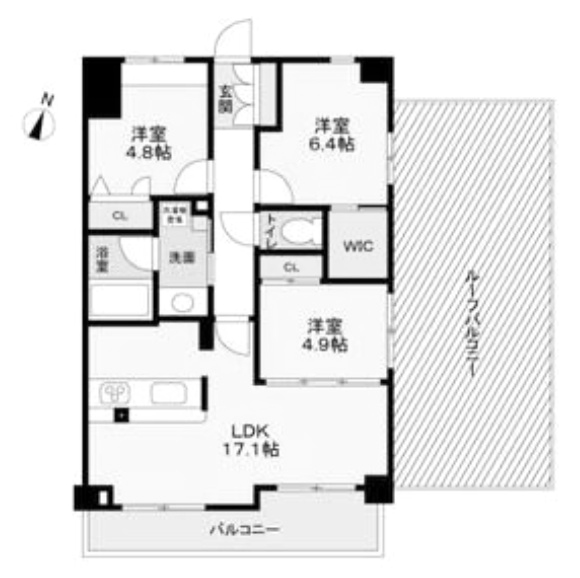 物件○○の間取り図