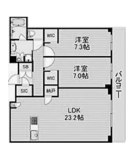 物件○○の間取り図