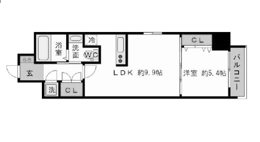 物件○○の間取り図