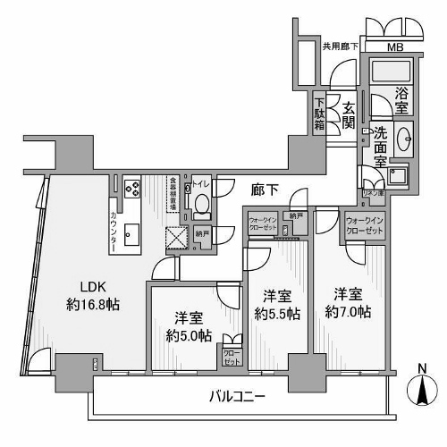 物件○○の間取り図