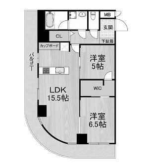 物件○○の間取り図