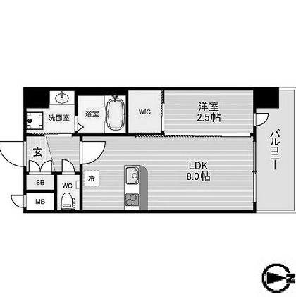 物件○○の間取り図