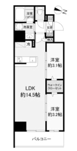 物件○○の間取り図